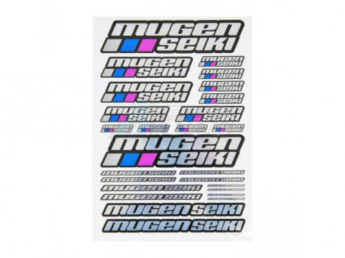Mugen Seiki Mugen Seiki MTX-6 12 Logo Sticker (Metallic)
