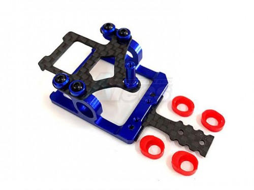Nexx Racing Kyosho Mini-Z MR-03 Precision CNC 7075 Square Motor Mount For 90-94 RM (Blue)