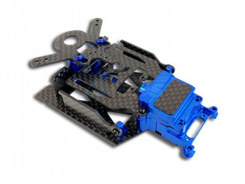 Nexx Racing Kyosho Mini-Z MR-03 Skyline Dual Lipo Carbon Chassis Conversion Kit (Blue)