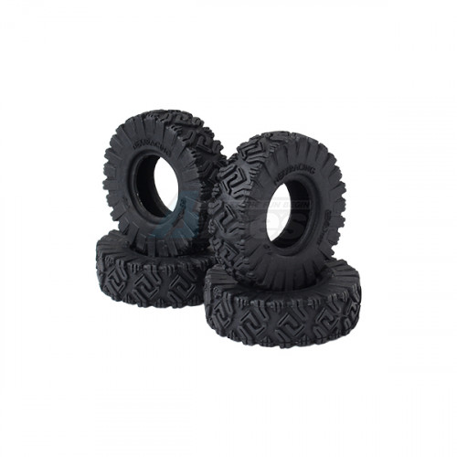 Nexx Racing Miscellaneous All Gekko 1.0 Rubber M/T (Multi Terrain) Tires (Medium) for 1/24 RC Crawler Car (4pcs)