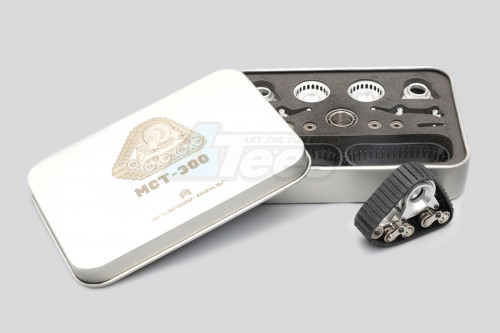 Orlandoo Hunter Model Miscellaneous All Metal Continuous Track (1 Pair) for 1/32 & 1/35 RC Crawler Silver