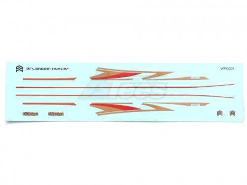 Orlandoo Hunter Model Orlandoo Hunter Model Pajero Decal Water Sticker for OH32A02 (Classic Red)