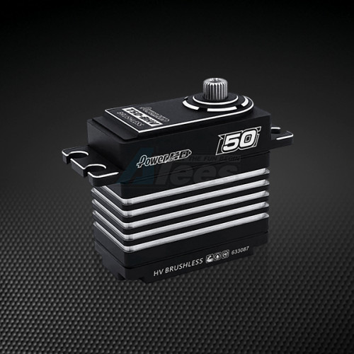 Power HD Miscellaneous All High Voltage Brushless Steel Gears Digital Servo 50.0KG 0.065sec @8.4V