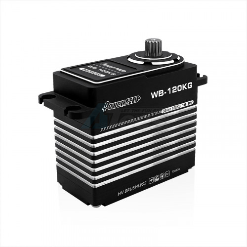 Power HD Miscellaneous All HV Brushless Digital Servo 120Kg/0.10Sec@16.8V for 1/5 & 1/6 RC Car