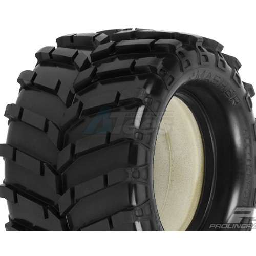 Pro-Line Racing Miscellaneous All Pro-line (#1075-00) Masher 3.2 All Terrain Tires For T-maxx E-maxx Revo E-revo
