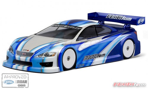 Pro-Line Racing Miscellaneous All LTC-R (Rubber) Clear Body Light Weight for 190mm