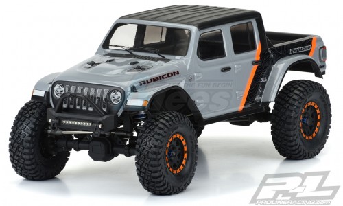 Pro-Line Racing Miscellaneous All 2020 Jeep Gladiator Clear Body for 12.3 (313mm) Wheelbase Scale Crawlers