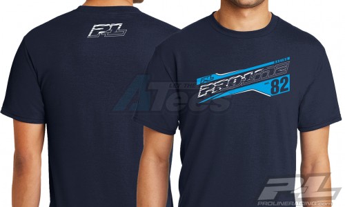 Pro-Line Racing Miscellaneous All Pro-Line Streak Deep Navy T-Shirt XXX-Large