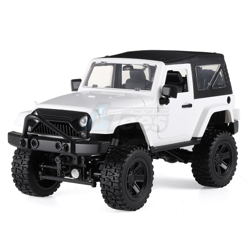 RC Toy Miscellaneous All 1/14 1:10 Scale 4WD RTR Crawler 4x4 Hard Top 2.4GHz With Battery White