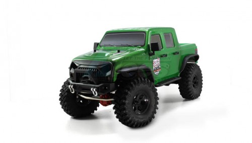 RGT RGT 1/10 Rock Cruise EX86100 1/10 Defier Electric Off-road Pickup Truck RTR Green