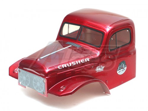 RGT RGT Crusher PC Body - Red (Clear Window)