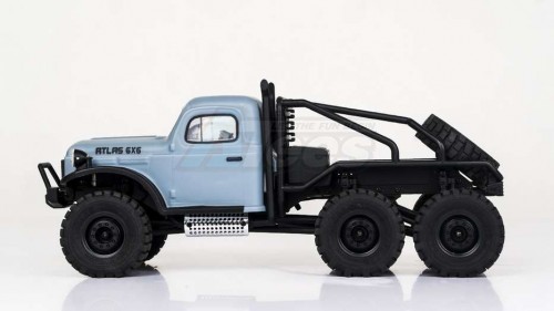 ROC Hobby ROC Hobby Atlas 1/18 Atlas 6x6 Robust Crawler RTR Blue