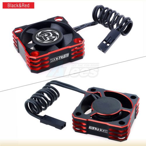 Rocket Racing Miscellaneous All Aluminum Cooling fan 30x30x10mm 28000RPM@8.4V Red & Black