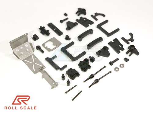 ROLL SCALE Axial SCX10 II Independent Front Suspension Conversion Kit (IFS) for Axial SCX10 II