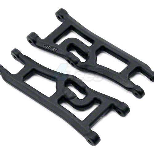 RPM Traxxas Rustler Wide Front A-arms Black