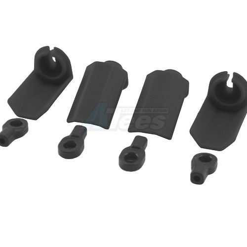 RPM Miscellaneous All Shock Shaft Guards For Traxxas & Durango 1/10th Scale Shocks - Black