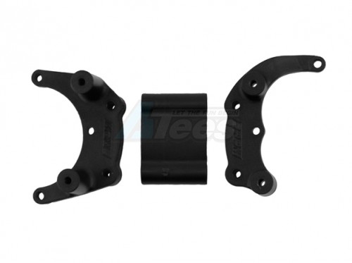 RPM Traxxas Rustler VXL Mount For A Rear Bumper Or Wheelie Bar - Black