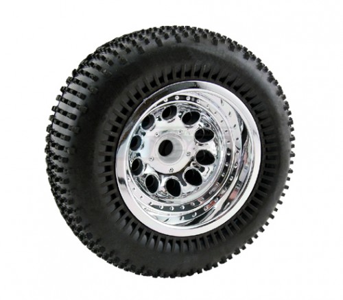 RPM Team Associated RC10GT2 Revolver Chrome Rear Wheels W/ 3/16 Axles ~tires not included~