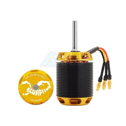 Scorpion Miscellaneous All Scorpion HK-3536-510KV Motor for 600 class electric helicopters