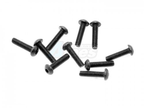 Serpent Miscellaneous All Screw Allen Roundhead M2.5x10 (10)