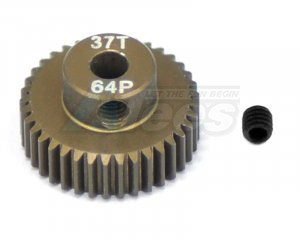 Serpent Serpent S-120 LT Motor-pinion Aluminum Hard 64P/ 37T