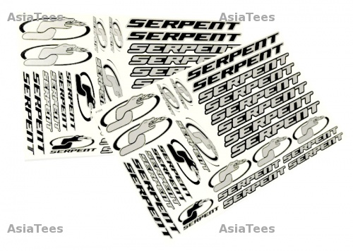 Serpent Serpent S-411 Decal Serpent Chrome 1/10 (2)