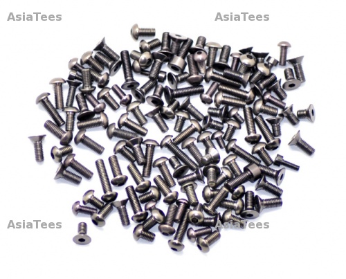 Serpent Serpent S-411 Screwset 411 Gray Alu 7075 T6 (126)