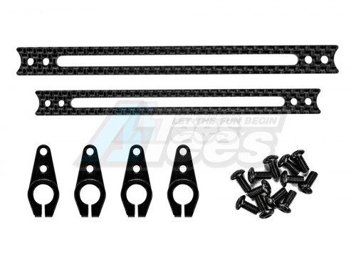 Serpent Serpent SRX8 GTE Bodypost Brace Carbon FR/RR SRX8 GT