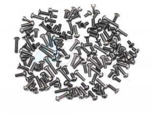 Serpent Miscellaneous All Screwset 748 gray alu (133) (SER804373)