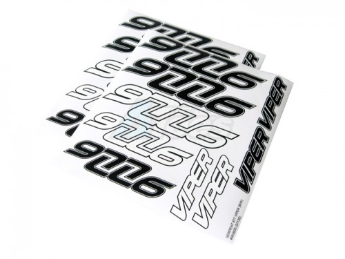 Serpent Serpent S-977 Decal Sheet 977 Black/white (2)
