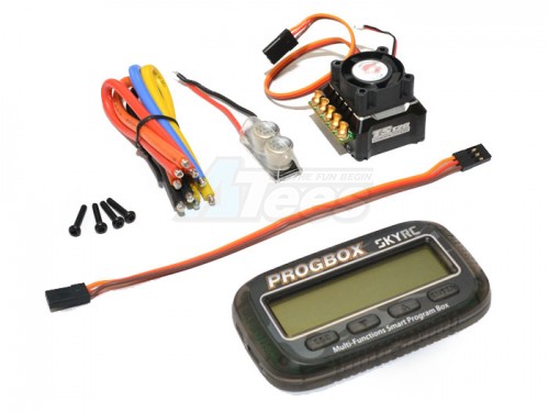 SkyRC Miscellaneous All TORO TS120A Competition Brushless Sensored ESC For 1/10 RC Black w/program Card