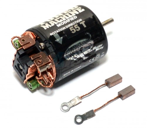 Snow Panther Miscellaneous All Tuned Machine Modified 540 Brushed Motor 55T w/ 1 Pair Brush