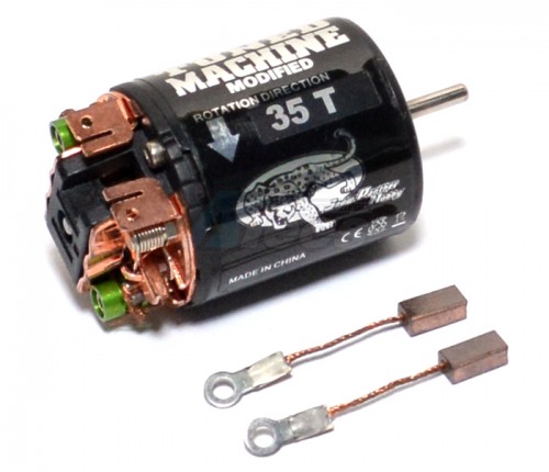Snow Panther Miscellaneous All Tuned Machine Modified 540 Brushed Motor 35T w/ 1 Pair Brush