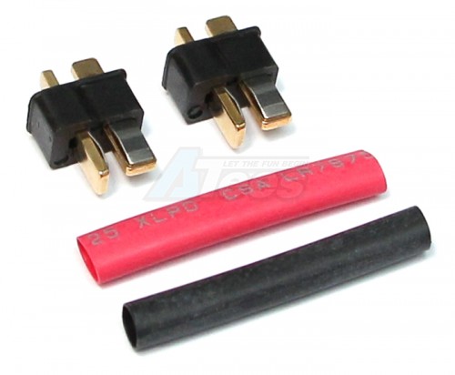 Speedmind Miscellaneous All Mini Power Plug Gold Plated Black Male Only (2)