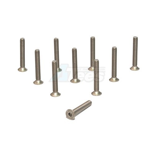 Speedmind Miscellaneous All 3X20MM Titanium Countersink Hex-Socket Screw (10)