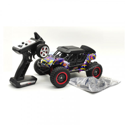 SuChiYu RC Model Miscellaneous All 1/16 4WD Brushless Desert Short Course RTR Blue Purple