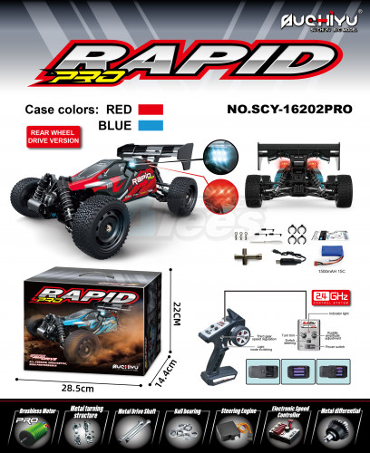 SuChiYu RC Model Miscellaneous All 1/16 RD Off-Road Brushless High Speed RC Car RTR Red