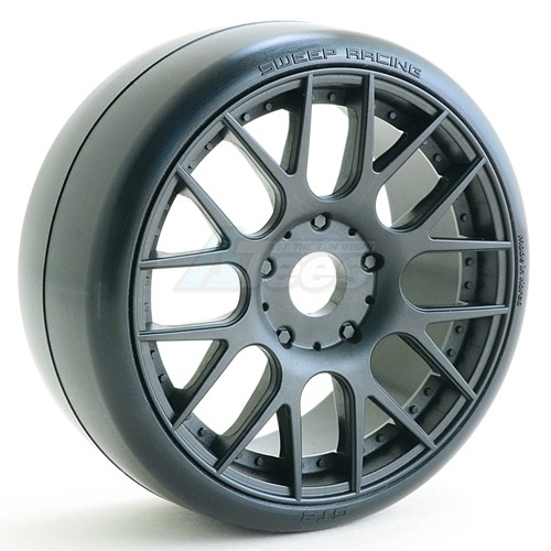 Sweep Racing Miscellaneous All 1/8 GT8 Tires 40deg With Black