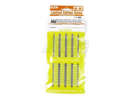 Tamiya Tamiya GT-01 Rc Tt Setting Spring Set - White/short