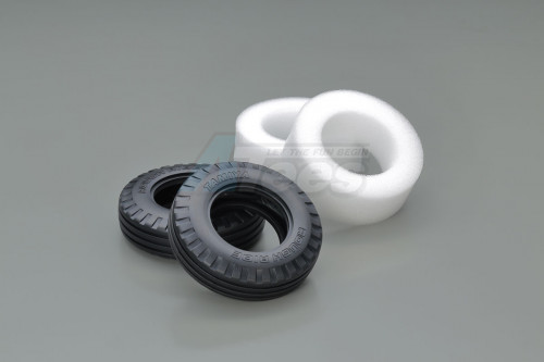 Tamiya Miscellaneous All Ribbed RR Tires &IS *2