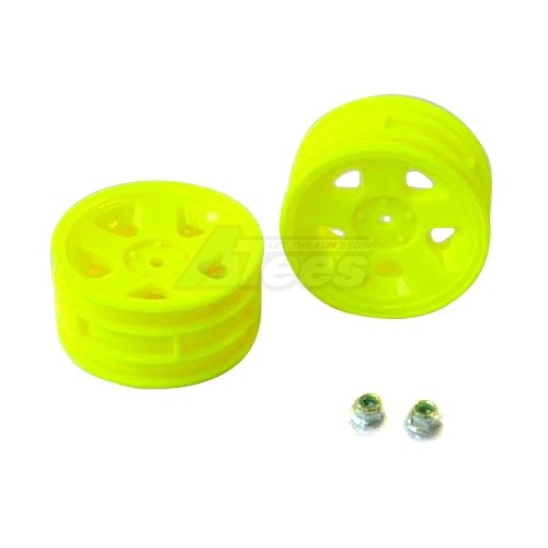 Tamiya Miscellaneous All Voltec Fighter Front Wheel (yellow)