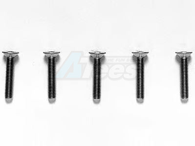 Tamiya Miscellaneous All RC 3x16mm Titanium Countersunk Hex Socket Screw (5pcs)