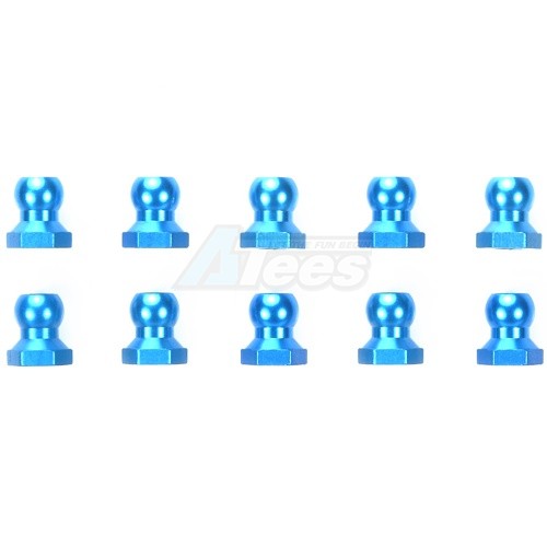 Tamiya Miscellaneous All 5MM Aluminum Ball Nut - Blue