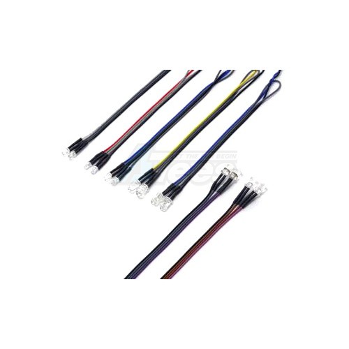 Tamiya Miscellaneous All RC LED Light (4MM Diameter) - Rainbow Random Type