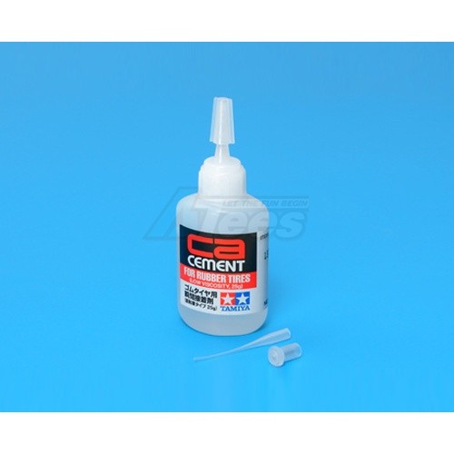 Tamiya Miscellaneous All Rubber Tire Cement Low Viscosity 25G #54511