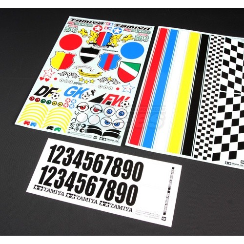 Tamiya Miscellaneous All Customizing Sticker - Team Style (2 Sheets)