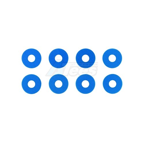 Tamiya Miscellaneous All 0.75mm Wheel Spacer Blu *8