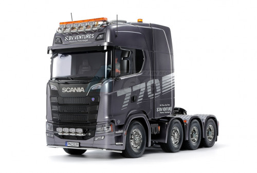 Tamiya Tamiya 1/14 Truck Scania 770 S 1/14 Scania 770 S 8x4/4 Semi Kit (Gun Metal Edition)