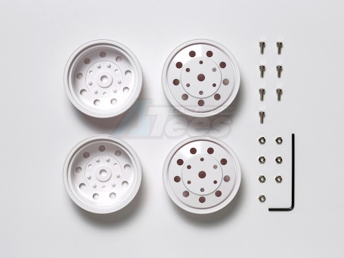 Tamiya Miscellaneous All Rear Wheel Sets (22mm/White)