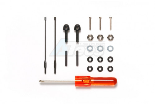 Tamiya Miscellaneous All Tamiya Metal Display Antenna Set for 1/14 Tractor Truck